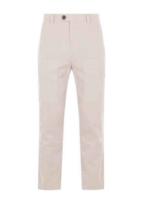 Brunello Cucinelli belt loops-detail trousers - Neutrals