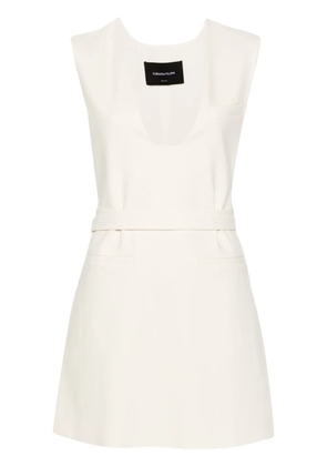 Fabiana Filippi belted-waist dress - Neutrals