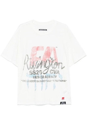 RRR123 Leaders Burnout T-shirt - White