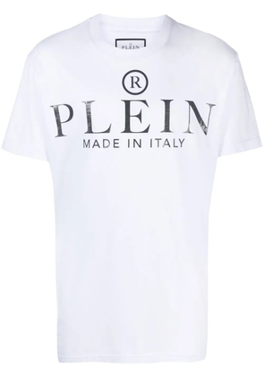Philipp Plein logo-print cotton T-shirt - White