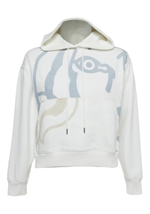 Kenzo Pre-Owned cotton hoodie - White