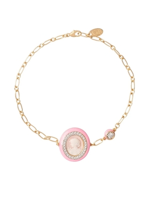 Cameo & Beyond Glam Ladies chain bracelet - Gold