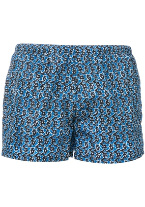 Prada abstract print boxers - Blue