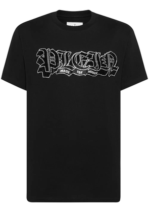 Philipp Plein logo-embellished cotton T-shirt - Black