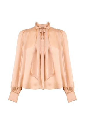 Ulla Johnson Ornament tie-neck blouse - Neutrals