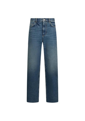 LIU JO rhinestone-embellished straight-leg jeans - Blue