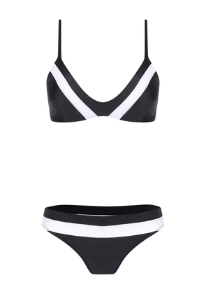Lygia & Nanny stripe-details bikini - Black