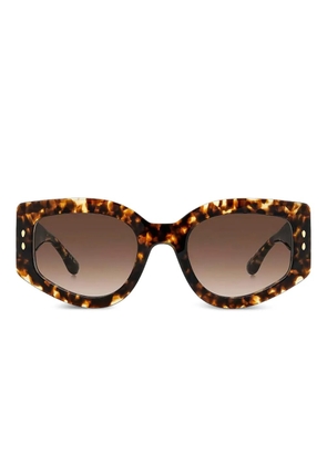 Isabel Marant Eyewear oversize-frame sunglasses - Brown