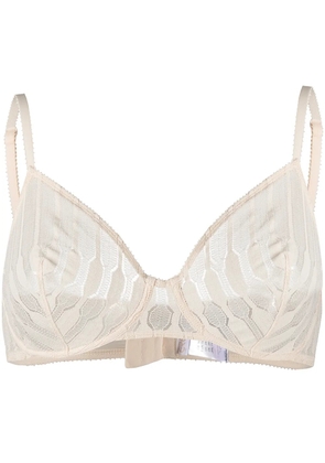 ERES sheer fine-knit bra - Neutrals