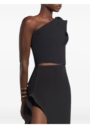 Maticevski one-shoulder long-sleeve top - Black