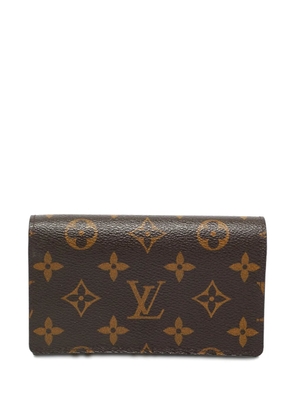 Louis Vuitton Pre-Owned 2011 Monogram-pattern leather wallet - Brown