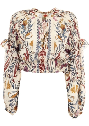 FARM Rio Romantic Lightness blouse - Neutrals