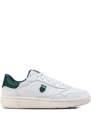 K-Swiss leather-panelled sneakers - White