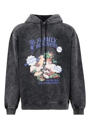 MSGM graphic-print hoodie - Grey