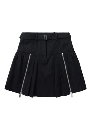 3.1 Phillip Lim pleated zip-detail skirt - Black