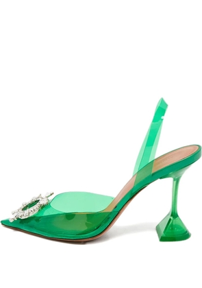 Amina Muaddi Begum pumps - Green