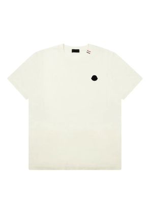 Moncler logo-appliqué T-shirt - Neutrals