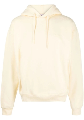 Martine Rose graphic-print cotton hoodie - Yellow