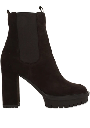 Gianvito Rossi 70mm suede ankle boots - Brown