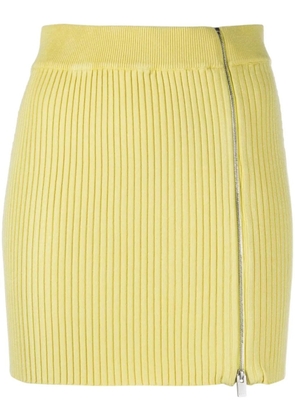 1017 ALYX 9SM ribbed-knit miniskirt - Yellow