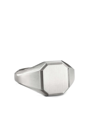 David Yurman sterling silver Streamline signet ring (14mm)
