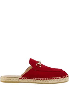 Gucci horsebit espadrille - Red