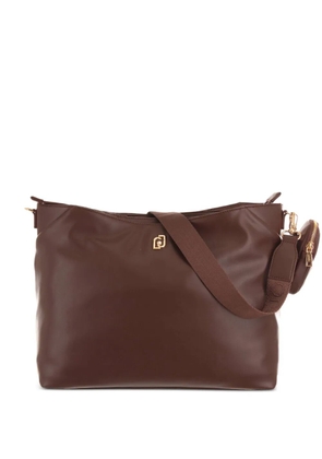 LIU JO medium logo-plaque tote bag - Brown