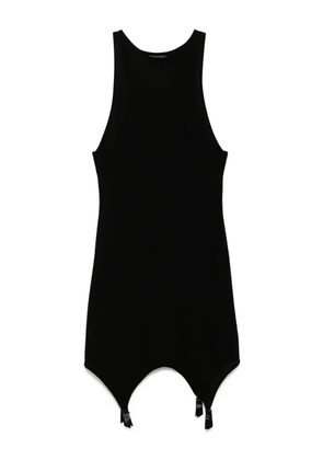 Kiki de Montparnasse Le boy garter tank dress - Black