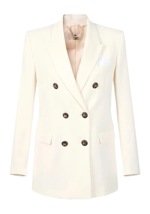 Elisabetta Franchi double-breasted pocket-square blazer - Neutrals