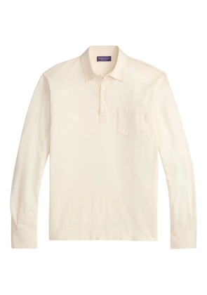 Ralph Lauren Purple Label patch-pocket polo shirt - Neutrals