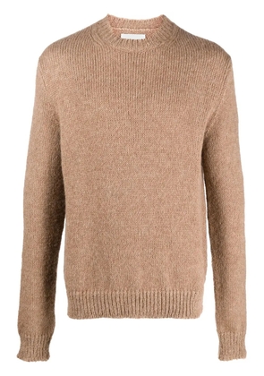Jil Sander round-neck knit jumper - Brown