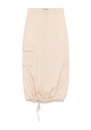 Fabiana Filippi cargo maxi skirt - Neutrals
