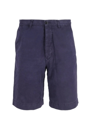 Mr P. garment-dyed twill shorts - Blue