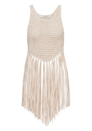 Philosophy Di Lorenzo Serafini crochet top - White