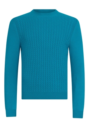 Malo ribbed sweater - Blue