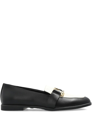Furla leather loafers - Black