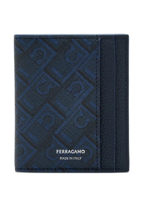 Ferragamo patterned cardholder - Blue