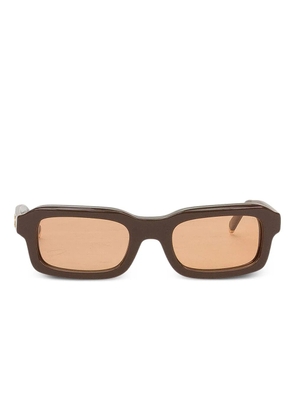 RHUDE Steve frame sunglasses - Brown