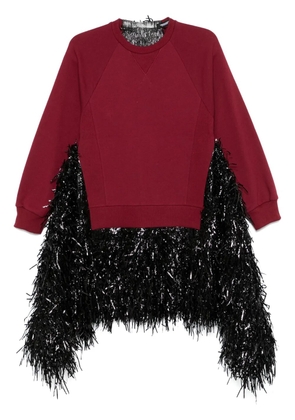Undercover tassel-trim sweatshirt - Red