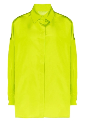 Valentino Garavani oversized silk shirt - Green