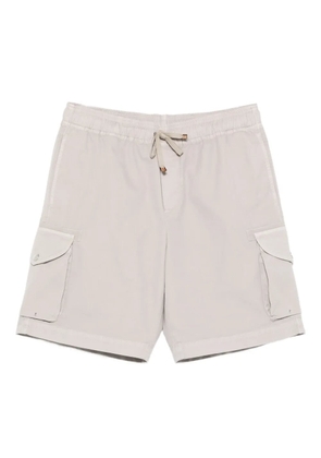 Brunello Cucinelli drawstring-fastening cargo shorts - Neutrals