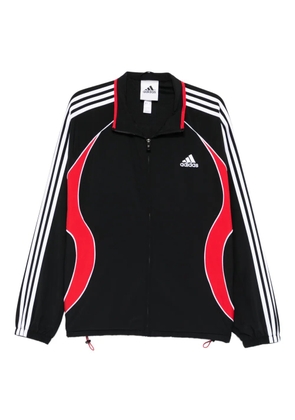adidas stripe-detail jacket - Black