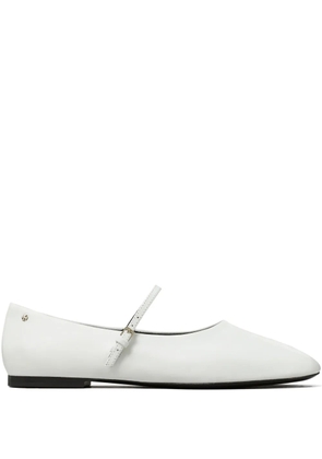 Tory Burch leather ballet flats - White