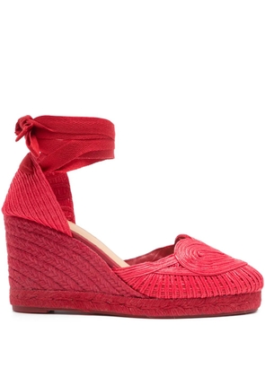 Castañer Cacia woven tie espadrilles - Red