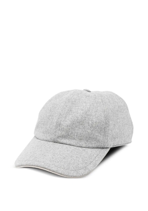 Eleventy curved-peak wool baseball cap - Grey