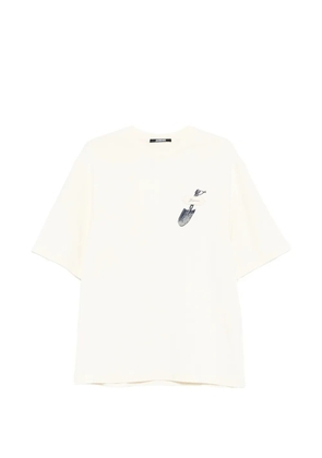 Jacquemus embroidered shovel T-shirt - Neutrals