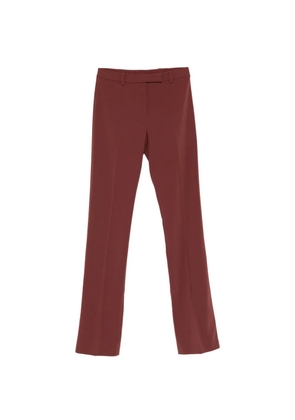 Patrizia Pepe slim crepe trousers - Red