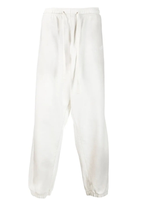 GUESS USA logo-print cotton track pants - White