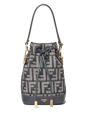 FENDI Mon Tresor drawstring bucket logo - Blue