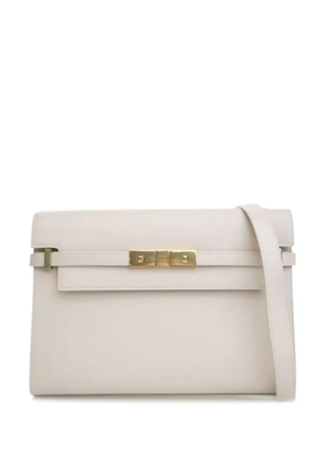 Saint Laurent Pre-Owned 2021 Medium Leather Manhattan shoulder bag - Neutrals